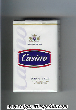 casino honduranian version king size finos tobaccos ks 20 s honduras