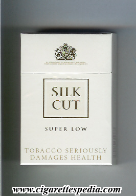 silk cut super low ks 20 h white white england