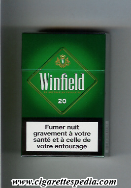 Winfield (australian version) (An Australian Favourite) KS-20-H (green)  (Menthol) - Holland and France