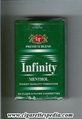 infinity premium blend menthol ks 20 s macedonia usa
