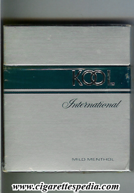 kool design 1 international mild menthol l 20 b usa