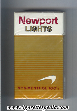 newport non menthol lights l 20 h usa