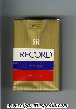 record guatemalan version con filtro ks 20 s gold white blue red guatemala