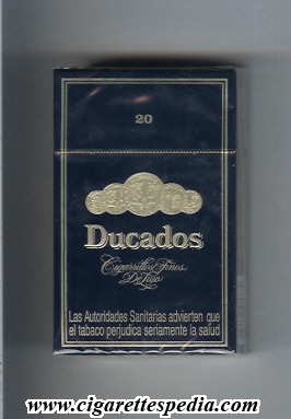 ducados cigarrittos finos de lujo ks 20 h black spain