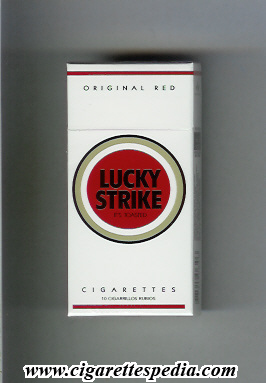 Lucky Strike (Original Red) KS-10-H - Argentina and USA - Cigarettes Pedia