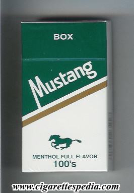 mustang american version menthol full flavor l 20 h usa