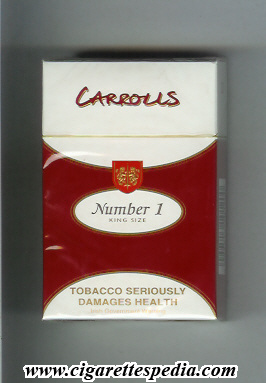 carrolls number 1 ks 20 h original callorrs ireland