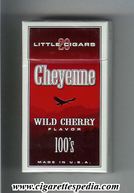 cheyenne little cigars wild cherry flavor l 20 h usa