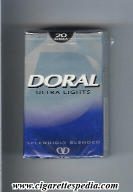 doral splendidly blended ultra lights ks 20 s usa