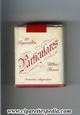 particulares 4 ultra finos s 20 s white red print argentina