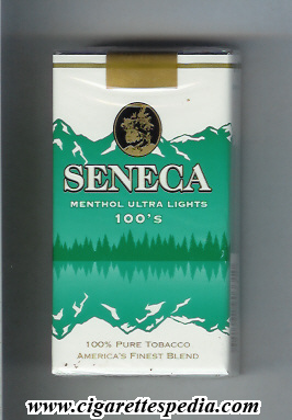 seneca canadian version menthol ultra lights l 20 s usa canada