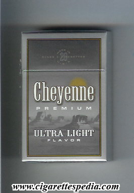 cheyenne premium ultra light flavor ks 20 h usa