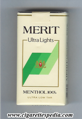 merit design 2 with square ultra lights menthol l 20 s usa