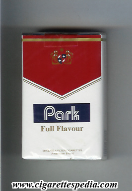 park full flavor ks 20 s england pakistan