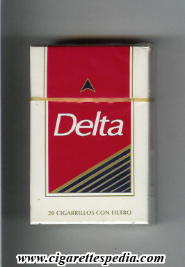 delta costarrican version cigarrillos con filtro ks 20 h costa rica