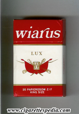 wiarus old design lux ks 20 h white red poland