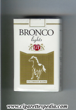 bronco colombian version colombian blend lights ks 20 s colombia