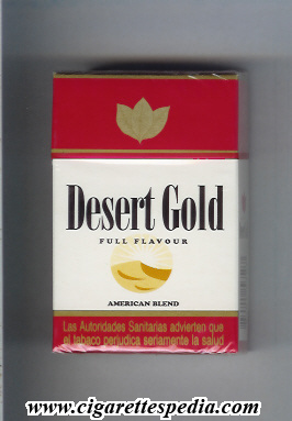 desert gold spanish version full flavour american blend ks 20 h spain