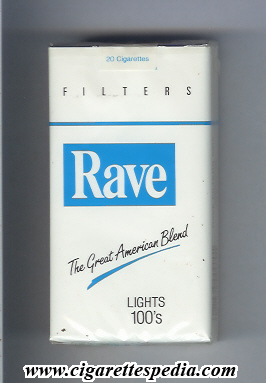 rave american version design 3 filters the great american blend lights l 20 s usa
