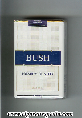 bush premium quality azul lights ks 20 s paraguay