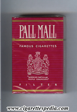 pall mall american version famous cigarettes filter ks 20 h russia usa