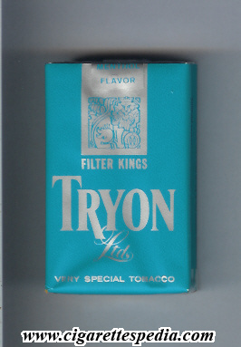 tryon menthol flavor ks 20 s usa