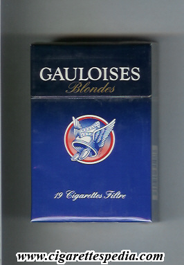 gauloises blondes with ring ks 19 h france