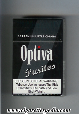 optiva puritos premium little cigars ks 20 h colombia england