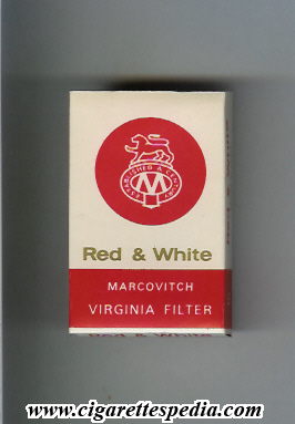 red white marcovitch virginia filter s 10 h white red india