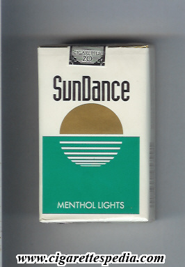 sundance menthol lights ks 20 s usa