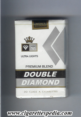 double diamond premium blend ultra lights ks 20 s india usa