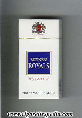 business royals finest virginia blend ks 10 h england
