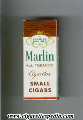 marlin all tobacco small cigars ks 4 h usa
