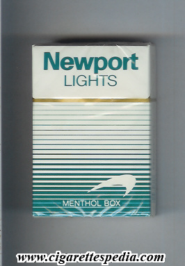 newport lights menthol white green ks 20 h usa