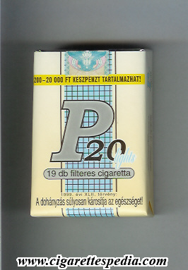d&b cigarettes P20 (19 DB Filteres Cigaretta) (Lights) KS-19-S - Hungary