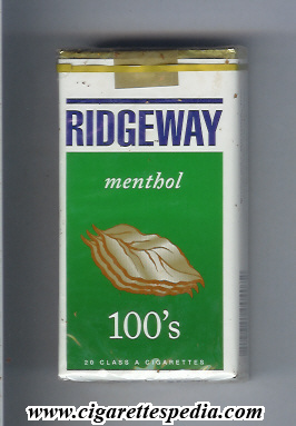 ridgeway menthol l 20 s usa