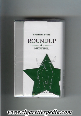 roundup premium blend menthol ks 20 s india