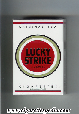 lucky strike original red ks 20 h argentina usa