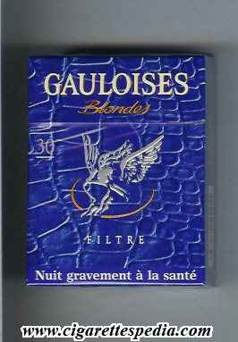 gauloises blondes collection design liberte toujours alligator filtre ks 30 h blue france