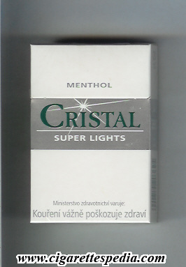 cristal polish version menthol super lights ks 20 h czechia poland