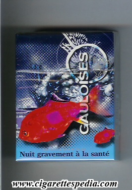 gauloises collection design with fish ks 30 h france
