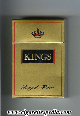 kings english version kings in rectangle royal filter ks 20 h gold england