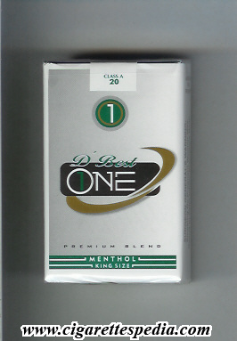 1 one d best premium blend menthol ks 20 s brazil