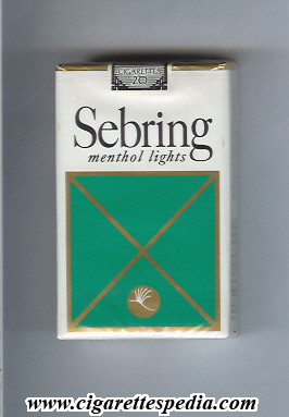 sebring menthol lights ks 20 s usa