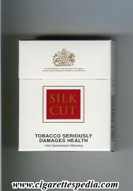 silk cut cigarettes strength Silk Cut S-20-H (white and red) - England