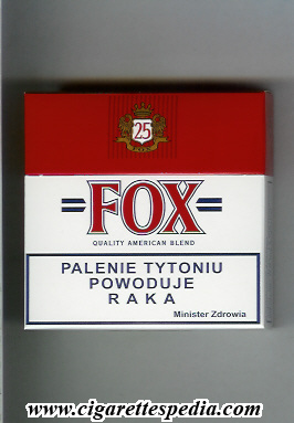 fox polish version quality american blend s 25 h poland