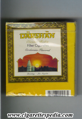 darshan classic bidis cordamom flavored ks 20 b usa india