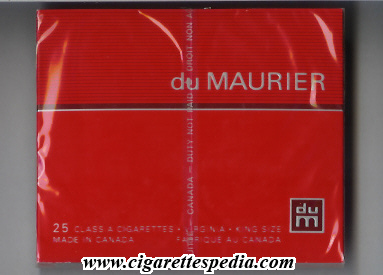 du maurier with horizontal line ks 25 b canada