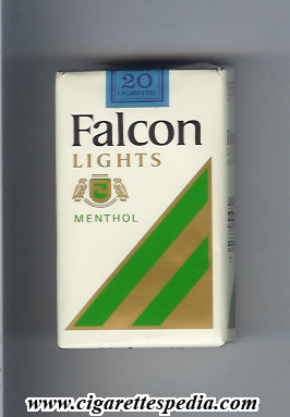 falcon american version lights menthol ks 20 s usa