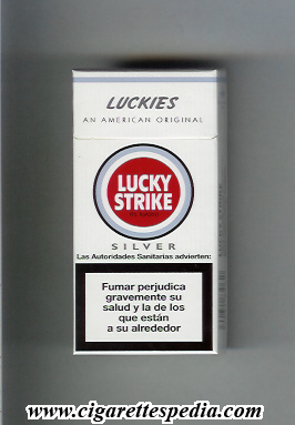 lucky strike luckies an american original silver ks 10 h spain germany usa